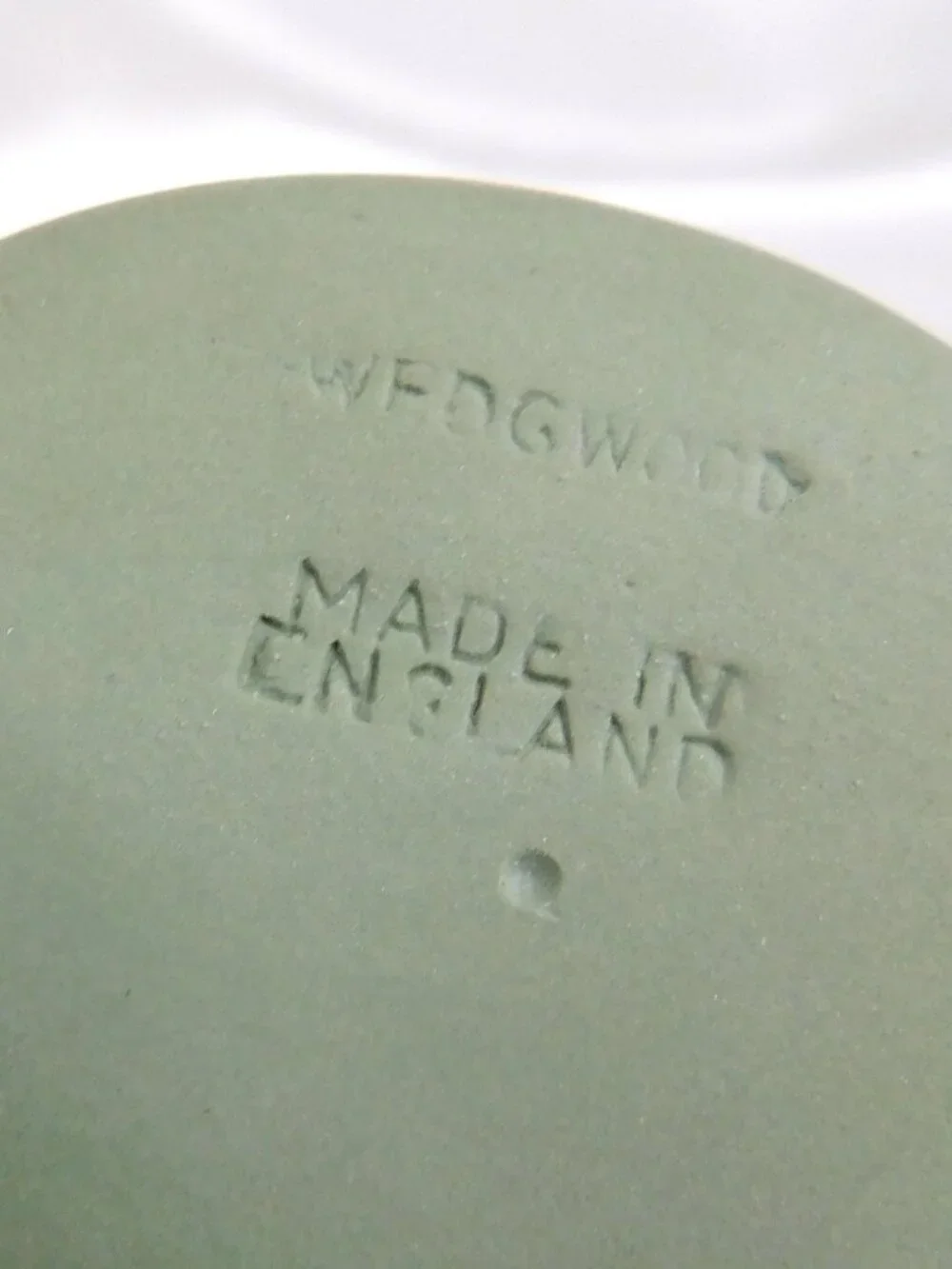 Wedgwood Star Shaped Celedon Jasperware Trinket Box # 25459